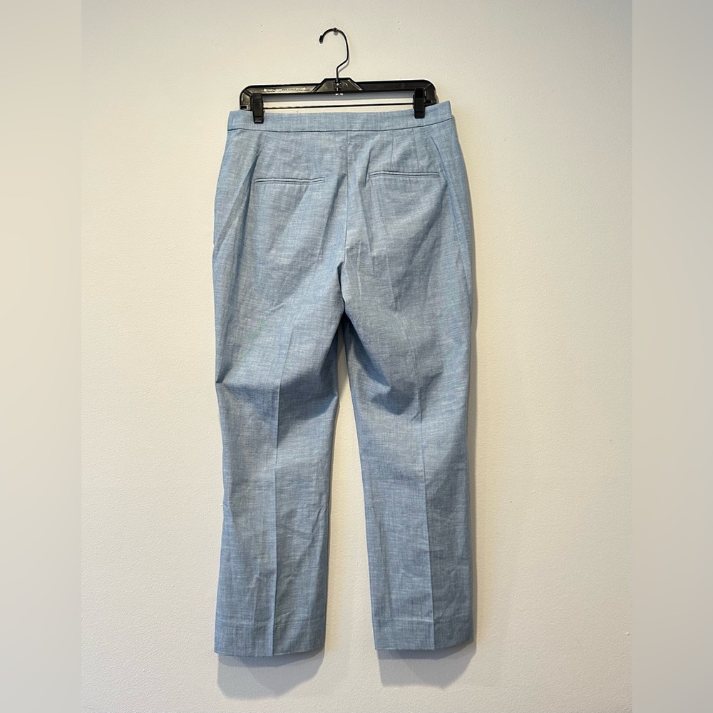 Polo Ralph Lauren Chambray Kick-Flare Crop 💯% cotton Pant , Size 6. - Picture 10 of 10